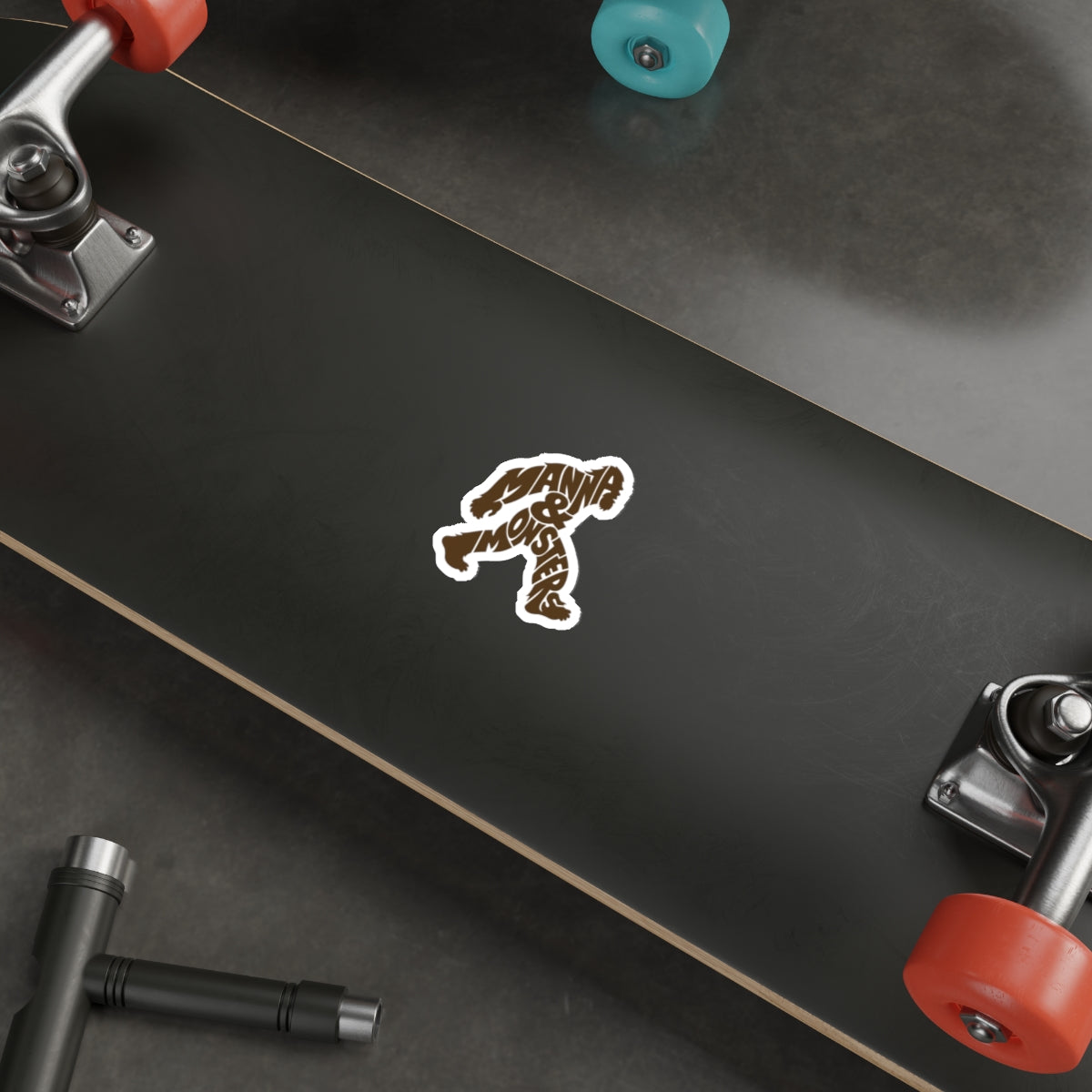 “Manna & Monsters” BigFoot Sasquatch Vinyl Die-Cut Sticker